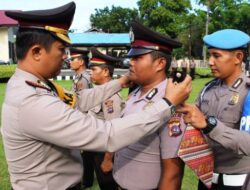 Sejumlah Personel Polres Agam Naik Pangkat