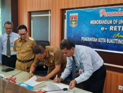 Pemko Bukittinggi Teken Mou dengan Bank Nagari