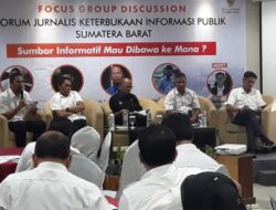 FJKIP Gelar Diskusi, Bahas Kesiapan Sumbar jadi Provinsi Informatif