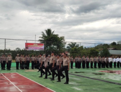 34 Personel Polres Dharmasraya Naik Pangkat