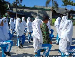 Siswa SMPN I VII Koto Sungai Sariak Dilatih PBB