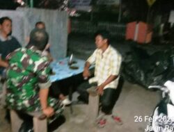 Ronda Malam  Bantu Kerja Babinsa