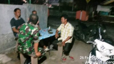 Ronda Malam  Bantu Kerja Babinsa