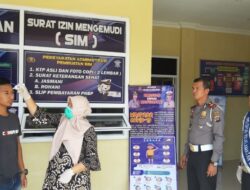 Polres Dharmasraya Siapkan Alat Pengukur Suhu Tubuh