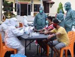 Hasil Rapid Test 44 Personel Polres Bukittinggi dan 28 Warga Negatif