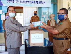 Labor Dinas Lingkungan Hidup Pasaman Produksi Hand Sanitizer