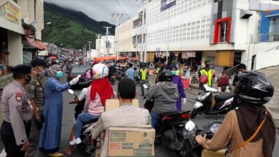 Satgas Covid Perketat Pengawasan di Pasar Pusat Padang Panjang