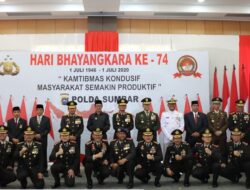 Gubernur  Hadiri Peringatan Hari Bhayangkara ke-74