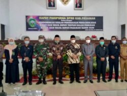 DPRD Pasaman Gelar Paripurna Penetapan Calon Bupati dan Wakil Bupati Pasaman Terpilih