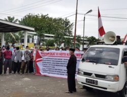 Demo, Warga Kinali Tuntut PT LIN kembalikan Tanah Ulayat