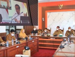 Wali Kota Pariaman Ikuti video Conference Dengan Presiden