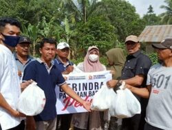 DPC Gerindra Pasbar Antarkan Bantuan Langsung untuk Korban Gempa