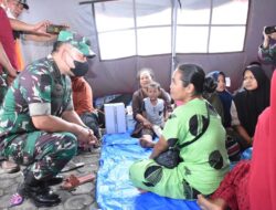 KSAD Jenderal Dudung Tinjau Kesigapan Prajurit Bantu Korban Gempa