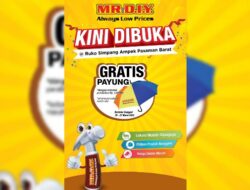 Gratis Payung Cantik, Ayo Belanja di MR. DIY Pasbar