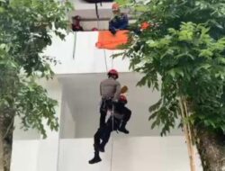 Mitigasi Bencana, Polres, BPBD dan Satpol PP Damkar Gelar Latihan Bersama