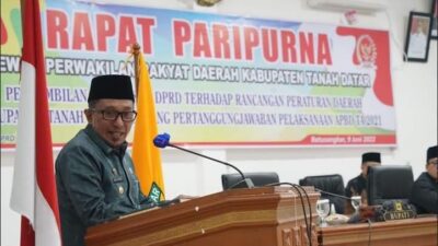 Kehadiran Anggota DPRD Tanah Datar Hadiri Sidang Paripurna Minim