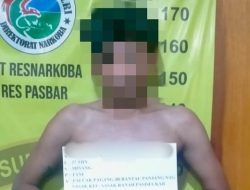 Bandar Narkoba Diringkus Satresnarkoba Polres Pasaman Barat