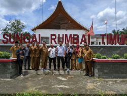 Sungai Rumbai Timur Pede Terbaik Monev KI Sumbar