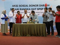 Puncak Peringatan HUT ke-21 SPSP Ditandai Potong Tumpeng dan Donor Darah