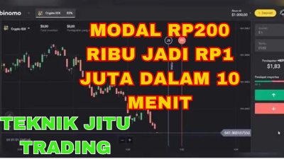 modal Rp200 ribu jadi Rp1 Juta dalam 10 menit