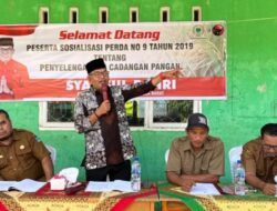 Syamsul Bahri Sosialisasikan Perda Cadangan Pangan