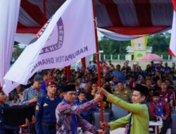 KPU Sumbar Serahkan Estafet Kirab Pemilu 2024 ke Provinsi Jambi