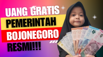 Uang Gratis dari Pemerintah Bojonegoro