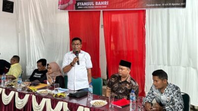 Syamsul Bahri Sosialisasikan Perda di Nagari Sinuruik Pasaman Barat