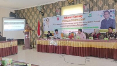 Dorong Ekonomi Nagari, Camat Tilatang Kamang Lakukan Sosialisasi BUMNag