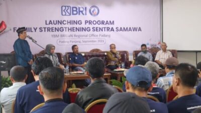 YBM BRILian Launching Program Family Strengthening Sentra Samawa Padang Panjang