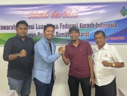 Faisal “Ajo” Budiman  Nahkodai Kurash Indonesia Sumbar