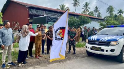 Logistik Pemilu untuk Kawasan Tanah Datar Mulai Didistribusikan