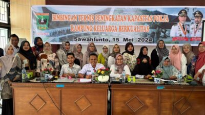 Bimtek Peningkatan Kapasitas Pokja Kampung Keluarga Berkualitas Digelar di Sawahlunto