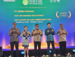 Semen Padang Raih Penghargaan Tertinggi TOP CSR Awards 2024