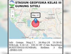 Bukittinggi Diguncang Gempa, Warga Berhamburan