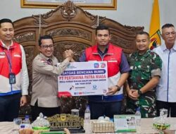 Diterima Bupati, Pertamina Serahkan Bantuan untuk Korban Galodo