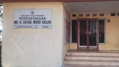 Gedung Perpustakaan Mr.H. Sutan Mohd. Rasjid tak Terurus