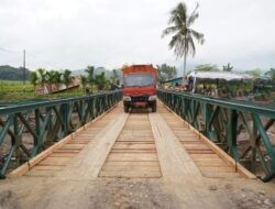 Lima Jembatan Bailey Dibangun Pasca Galodo