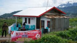 Huntara Bantuan Solidaritas Piaman Laweh Diserahkan bagi Korban Galodo di Paninjauan