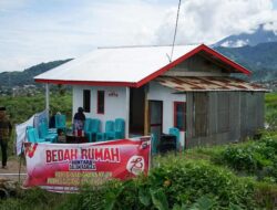 Huntara Bantuan Solidaritas Piaman Laweh Diserahkan bagi Korban Galodo di Paninjauan
