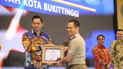 Kantor Pertanahan Bukittinggi Raih WTAB 