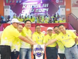 Turnamen Voli Kapolri Cup 2024 Zona 1 Resmi Dibuka di Pekanbaru