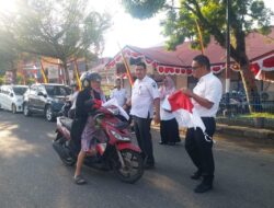 Diskominfo Pessel Bagikan Bendera