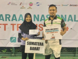 Atlet Binaan PT Semen Padang, Fukratuz Zakiah Sabet Juara III di Kejurnas Soft Tennis 2024