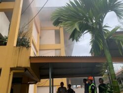 Gedung PNP Limau Manis Terbakar, Kerugian Sekitar Rp2,5 Miliar