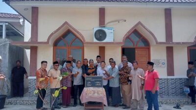 Diresmikan Edison Dt Rajo Indo, Warga Sudah Bisa Shalat Jumat di Masjid Amanah Al-Mubarak