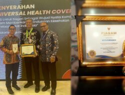 Pemko Pariaman Terima Penghargaan Kategori Utama UHC Award