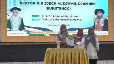 Jabatan Rektor UIN Bukittinggi Diserahterimakan, Ini Profil Prof. Silfia Hanani