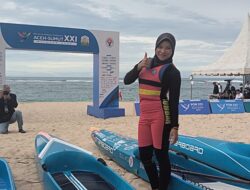 PON XXI ACEH-SUMUT : Dua Pedayung Sumbar Gagal Raih Medali di Nomor Stand Up Paddle