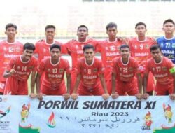 PON XXI ACEH-SUMUT : Hadapi Gorontalo di Laga Perdana Sepakbola, Skuad Sumbar Diminta Main Tanpa Beban